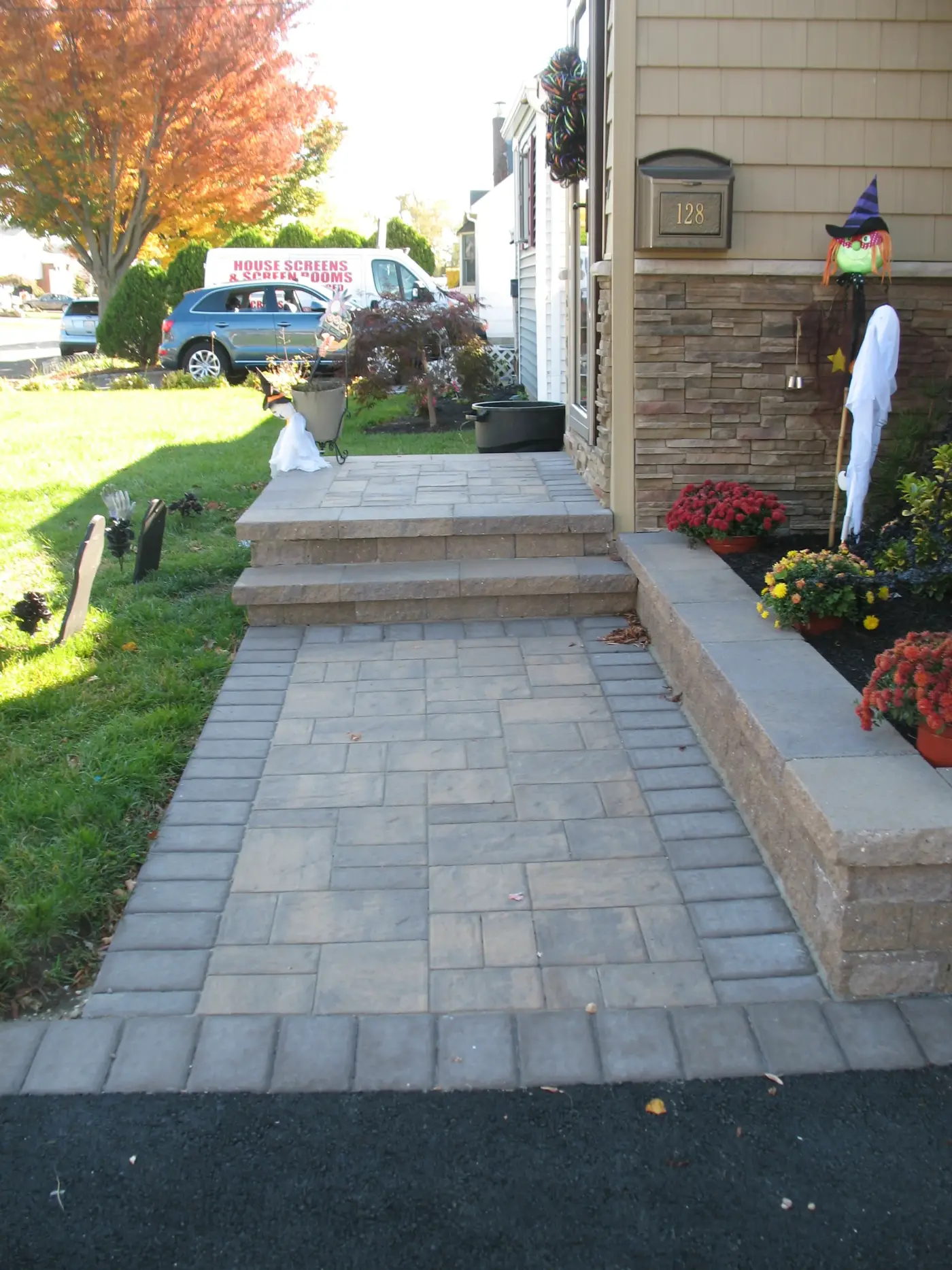 Entry steps — Long Island project